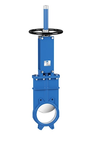 Шиберно-ножевая задвижка серии K